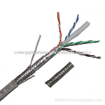 LAN Cable with Foam and Skin PE Insulation, Supports Various Conductor Materials